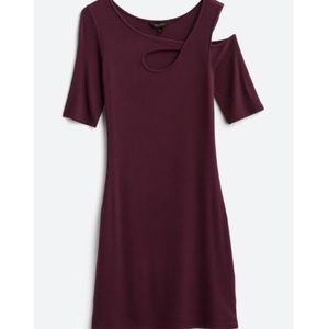 Xandra ribbed knit dress